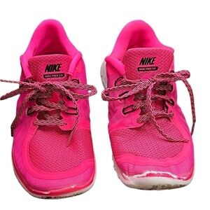 Nike Free 5.0 (GS) Pink/White/Black 6Y